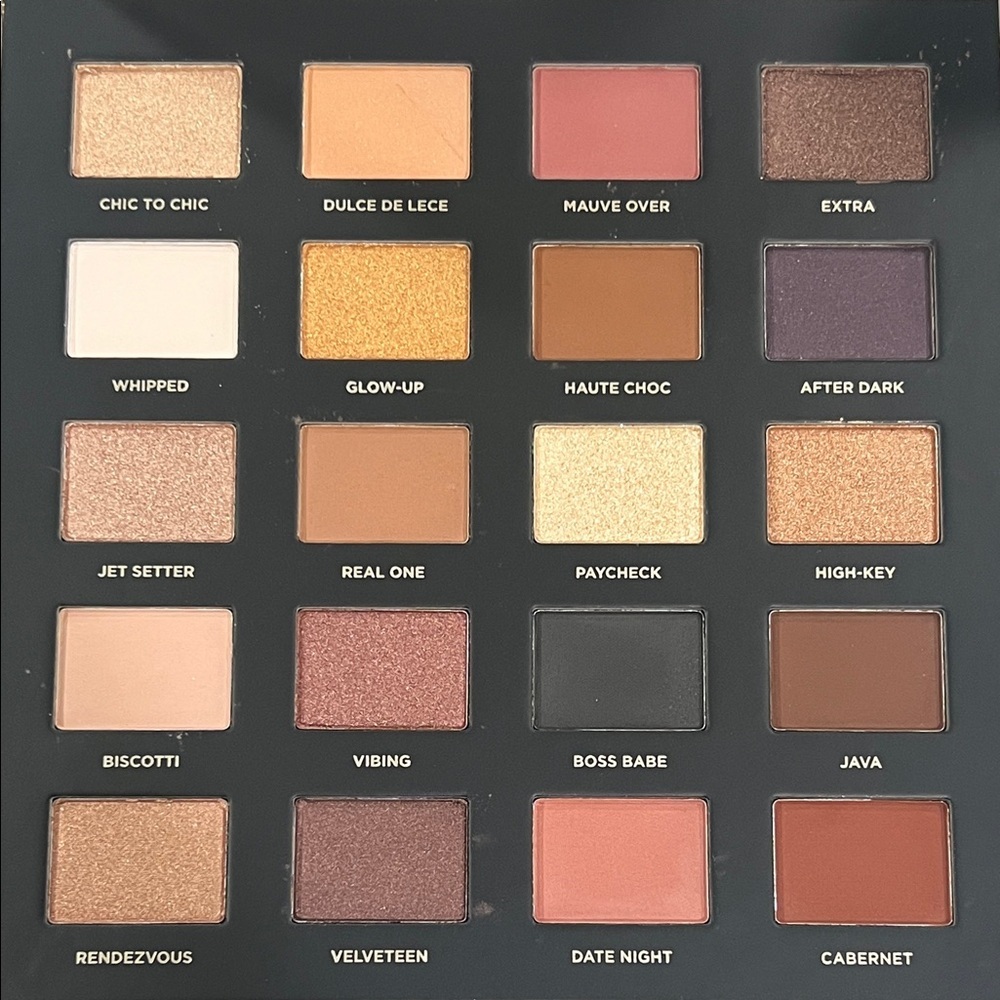 Iconic London Booming & Gleaming Eyeshadow Palette 20 Shade Neutral Glam Palette - Picture 3 of 4